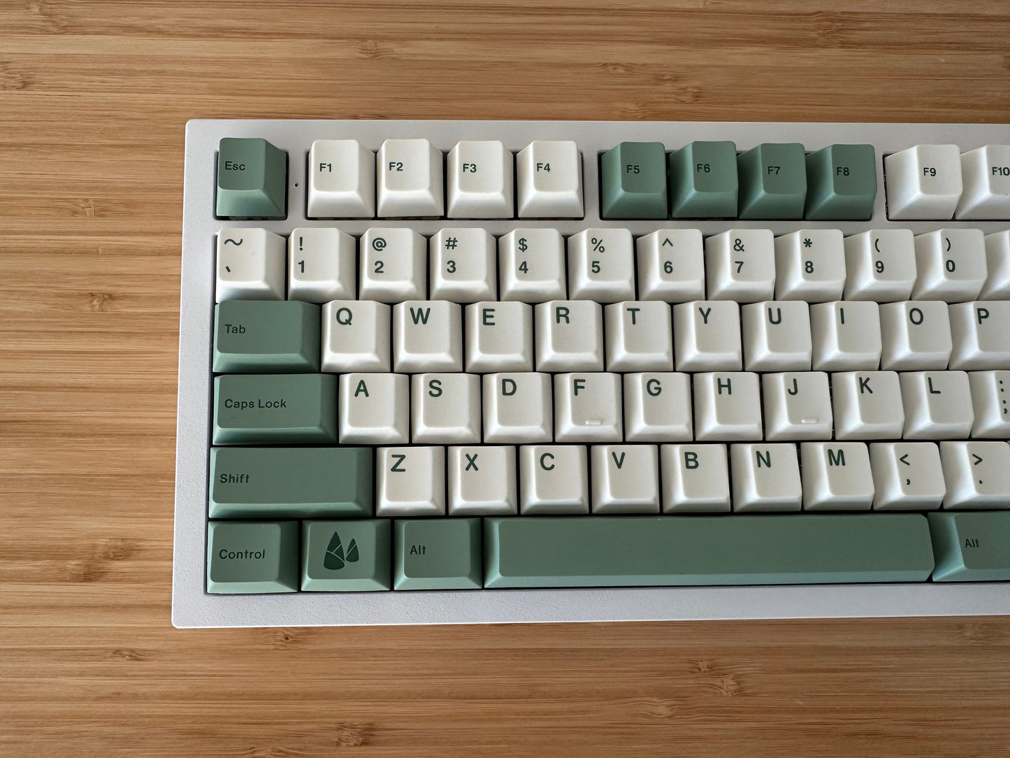 Green Bamboo Forest Theme Keycap Set