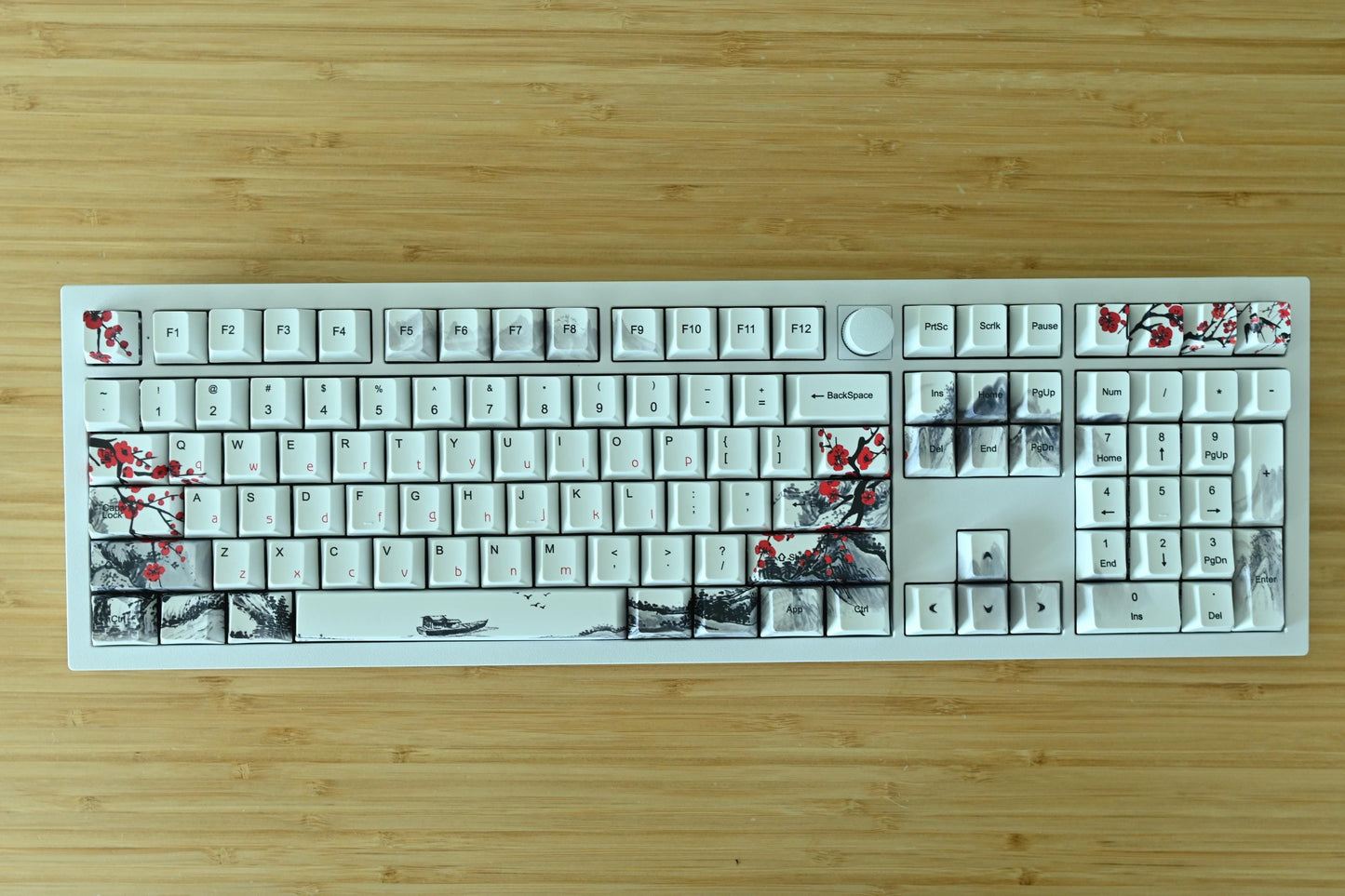 Sakura Cherry Blossom Japanese Keycap Set