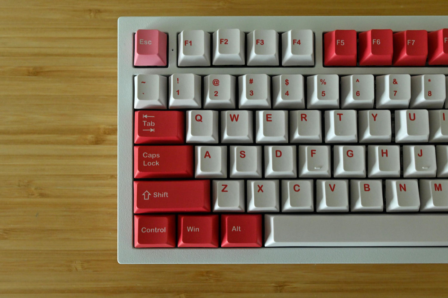 Cute Strawberry Red Bean Mochi Dessert Keycap Set