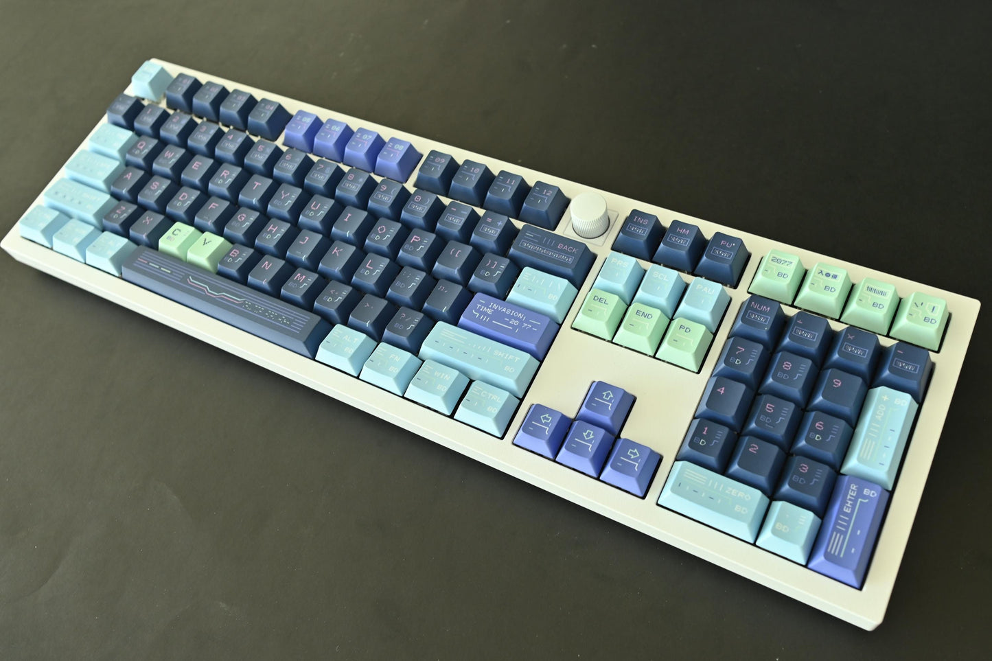 Cyberpunk Outer Space Theme Keycap Set