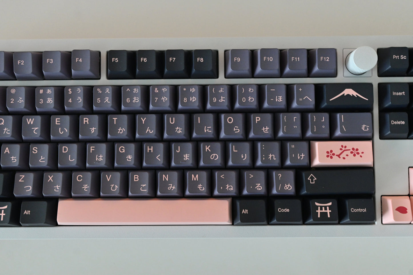 Night Sakura Japanese Theme Keycap Set