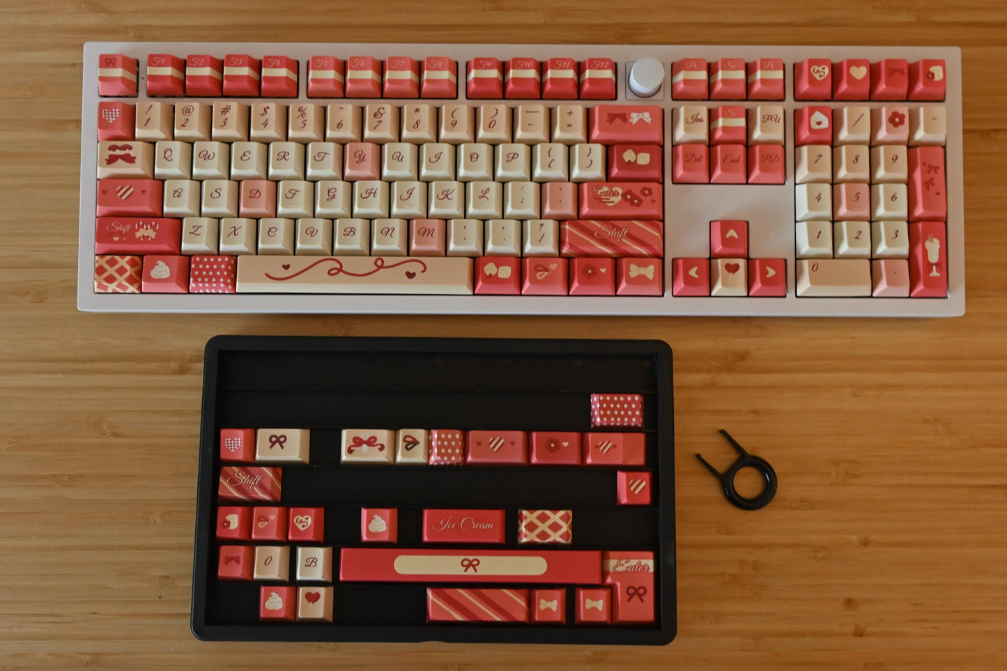 Valentines Love Heart Theme Keycap Set
