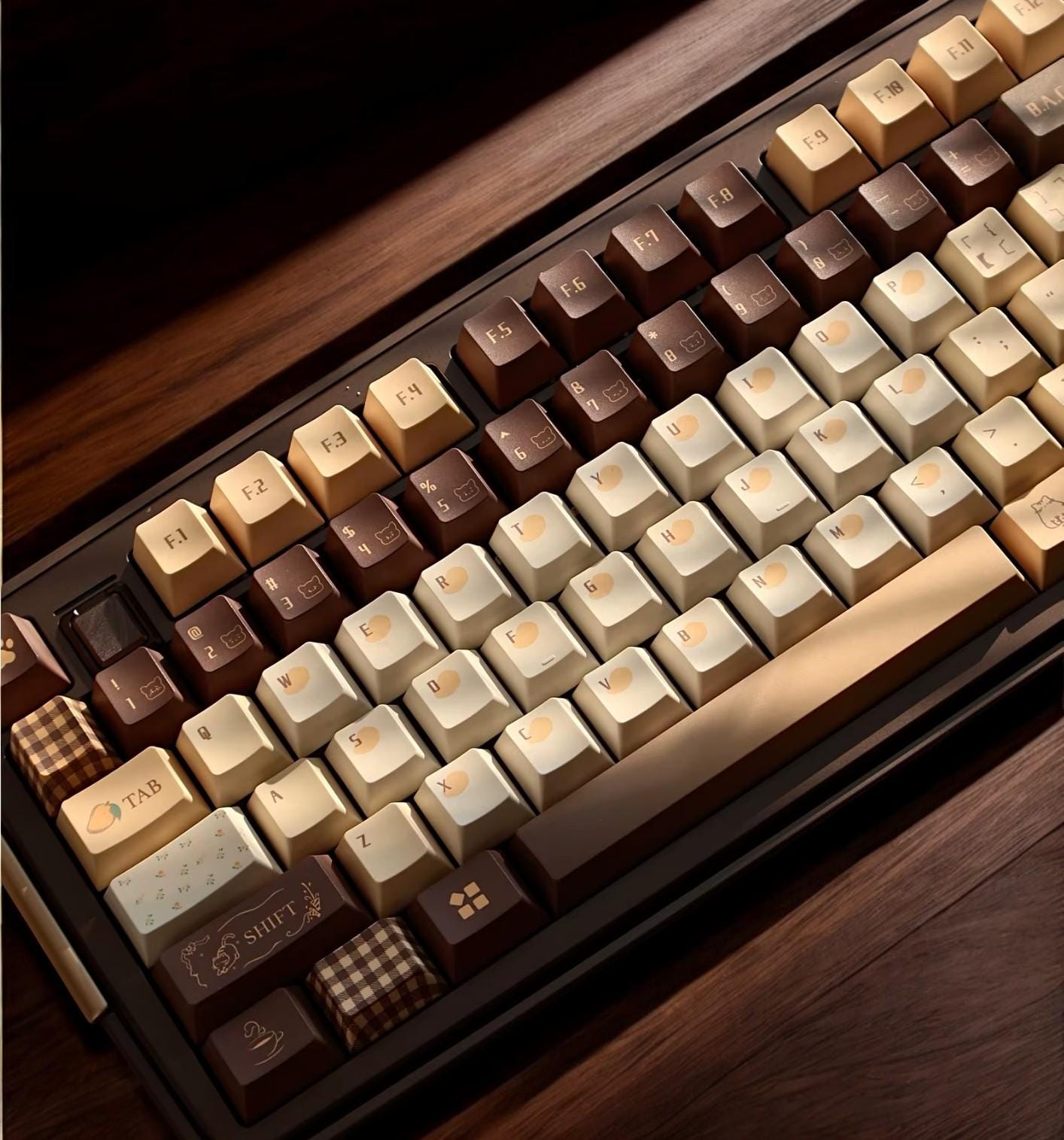 Mango Cat Cafe Coffee Theme Keycap Set