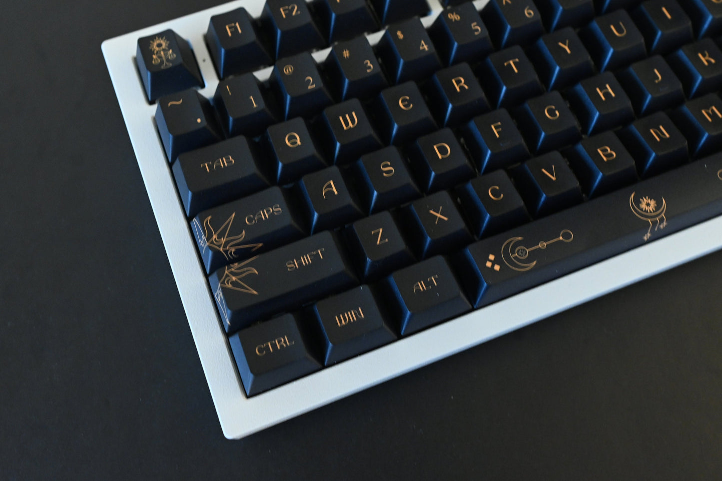 Starry Dark Night Sky Astronomy Theme Keycap Set