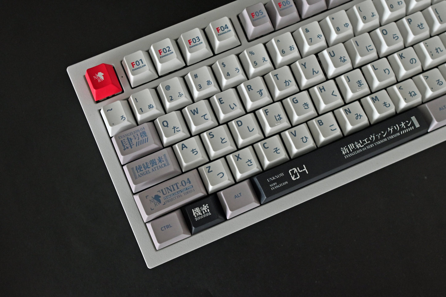 Eva Unit 04 Mecha Robot Anime Japanese Theme Keycap Set