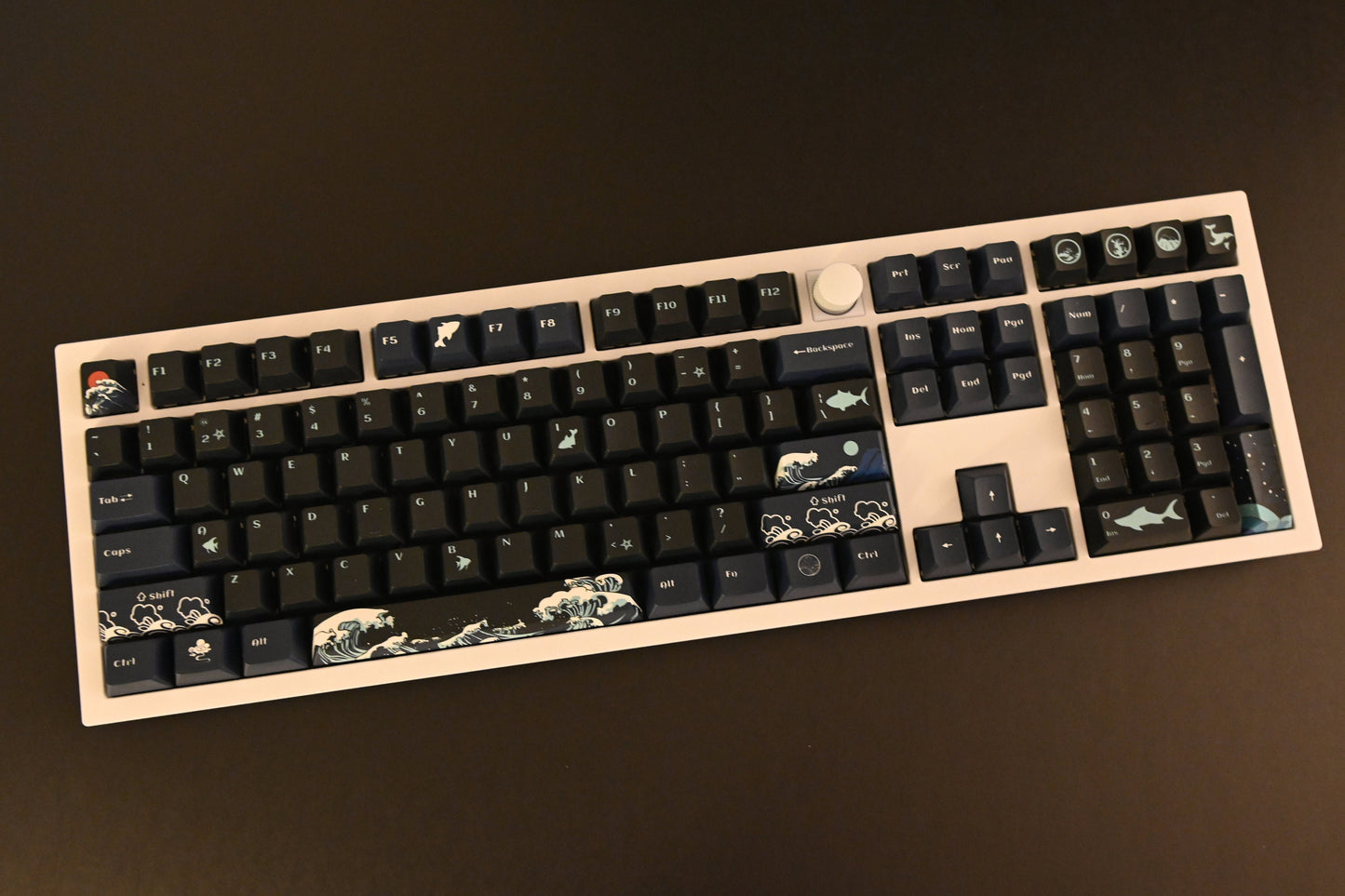 Stormy Ocean Waves Keycap Set