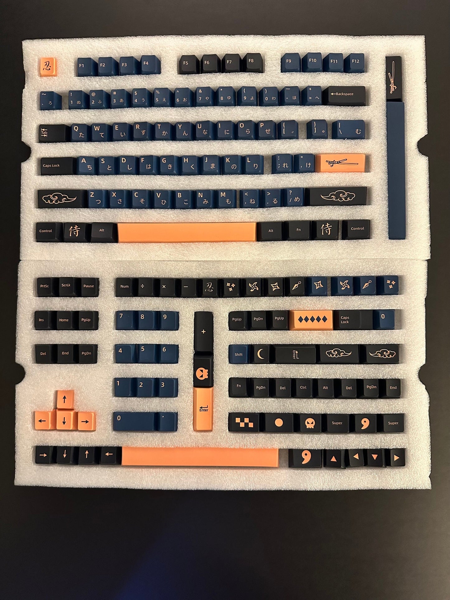 Blue Ninja Japanese Keycap Set