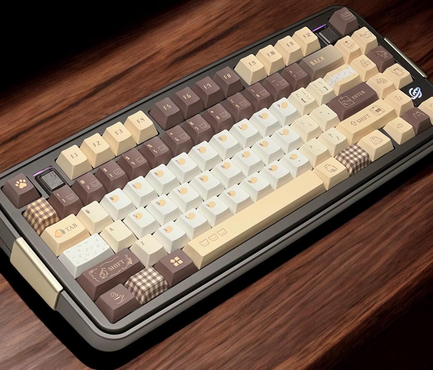 Mango Cat Cafe Coffee Theme Keycap Set