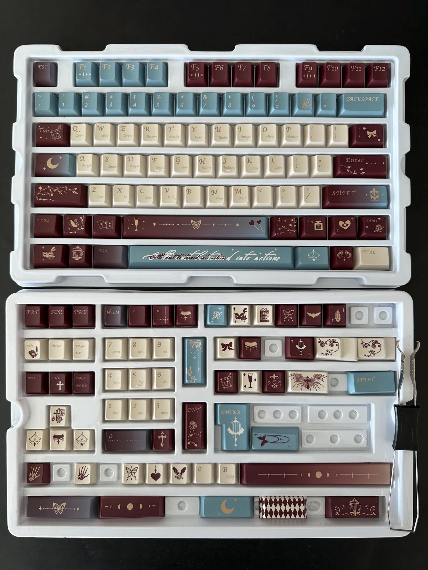 Enchanting Mysterious Moonlight Sky Astrology Theme Keycap Set