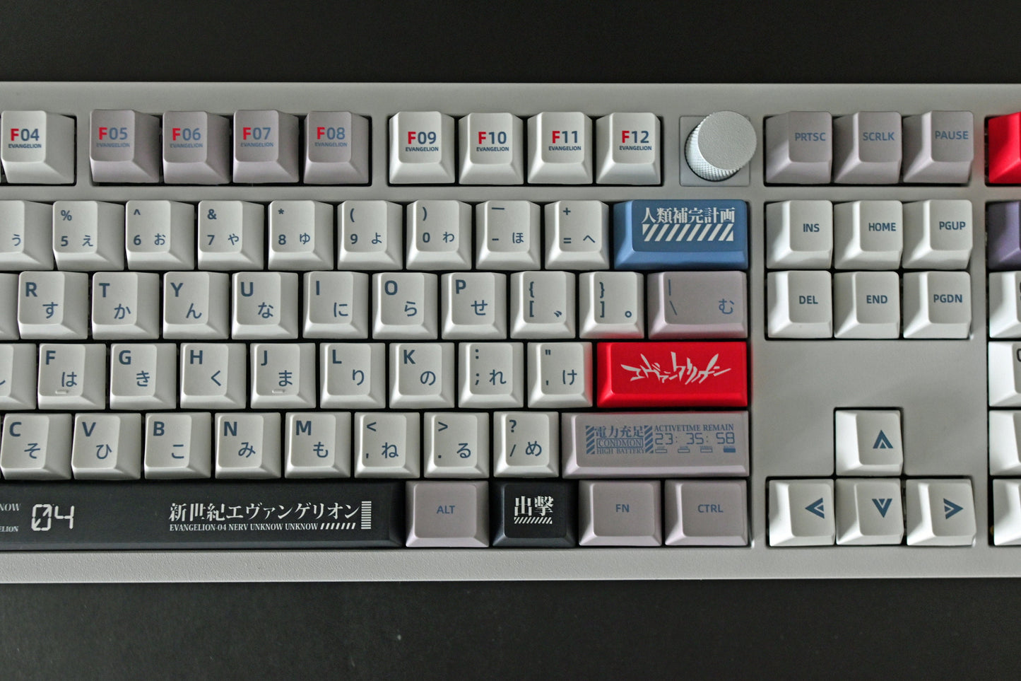 Eva Unit 04 Mecha Robot Anime Japanese Theme Keycap Set