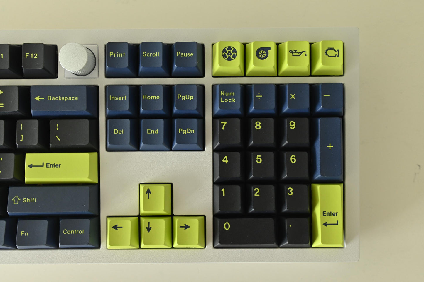 Neon Cyberpunk Theme Keycap Set