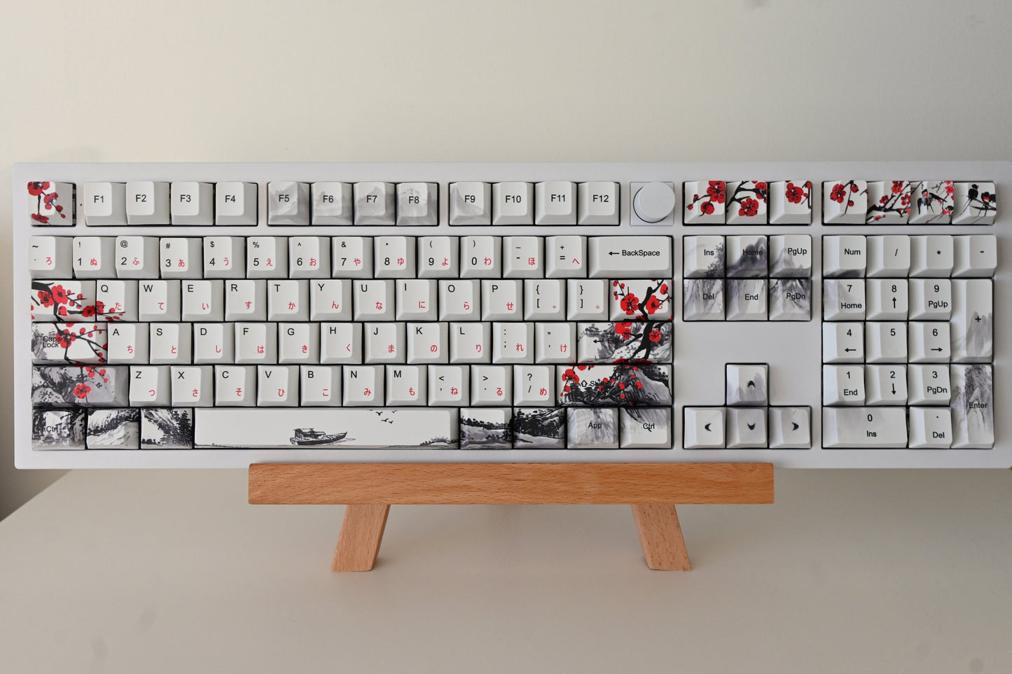 Sakura Cherry Blossom Japanese Keycap Set