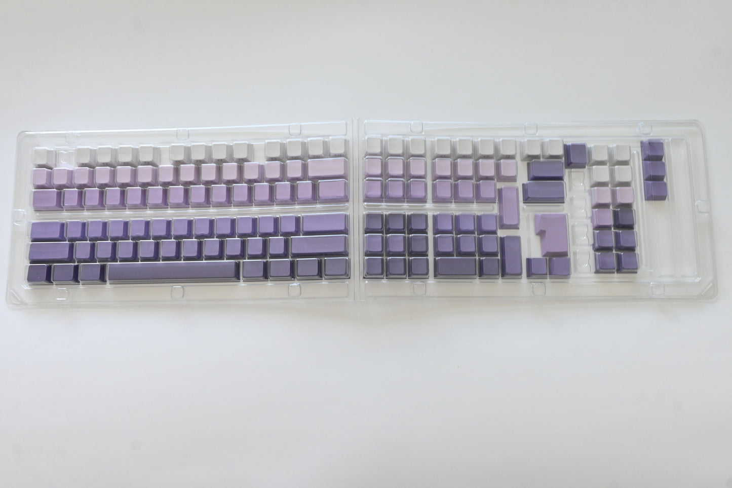 Backlit Dark Purple Gradient Keycap Set