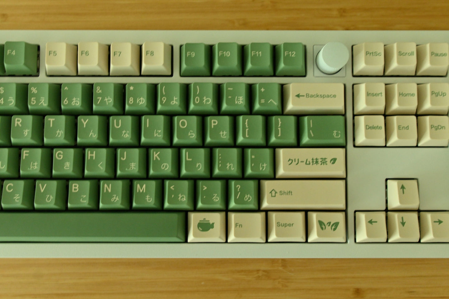 Matcha Japanese Green Tea Cafe Theme Keycap Set or Numpad