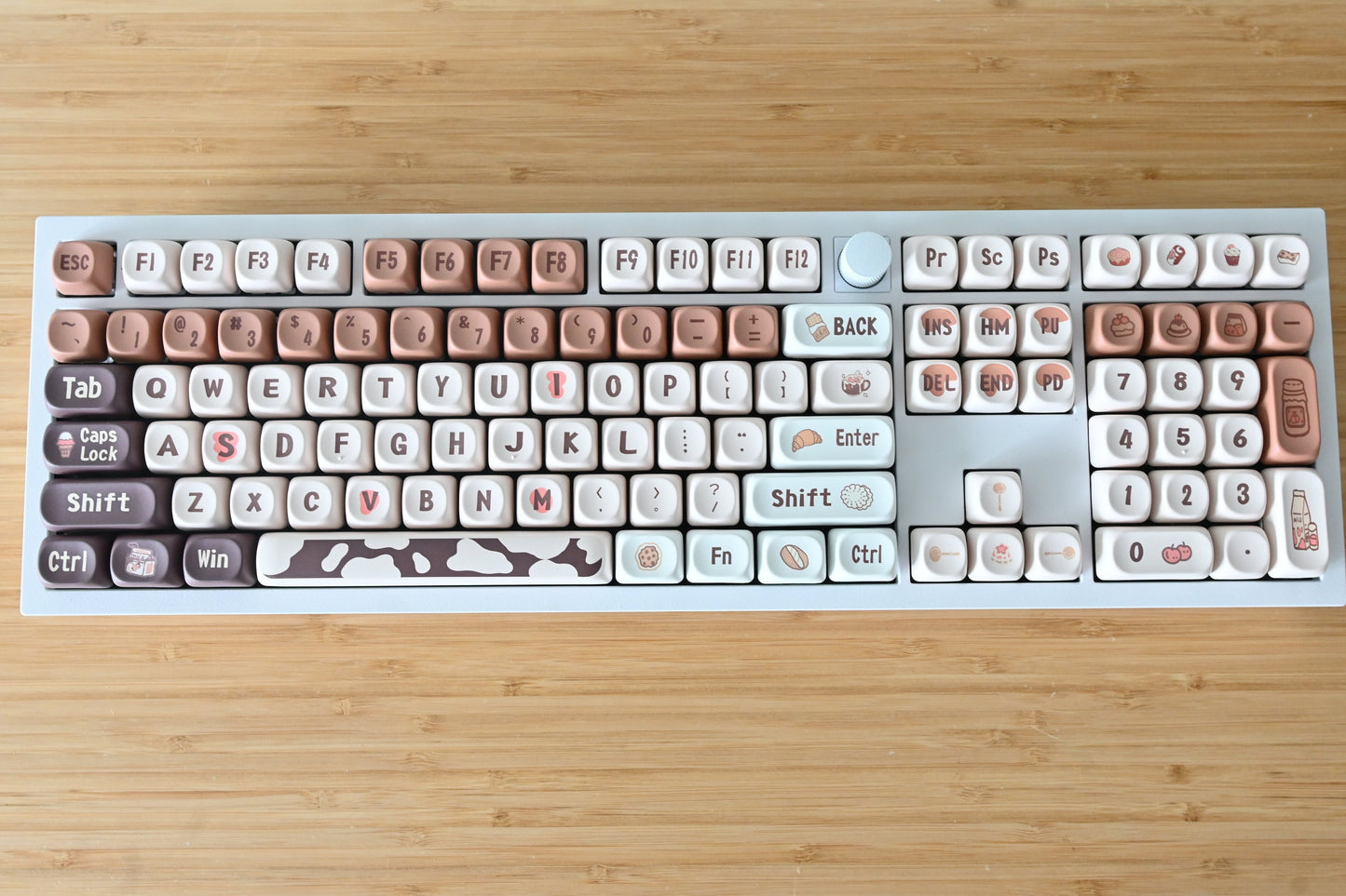 Cute Coffee Chocolate Cafe Keycap Set