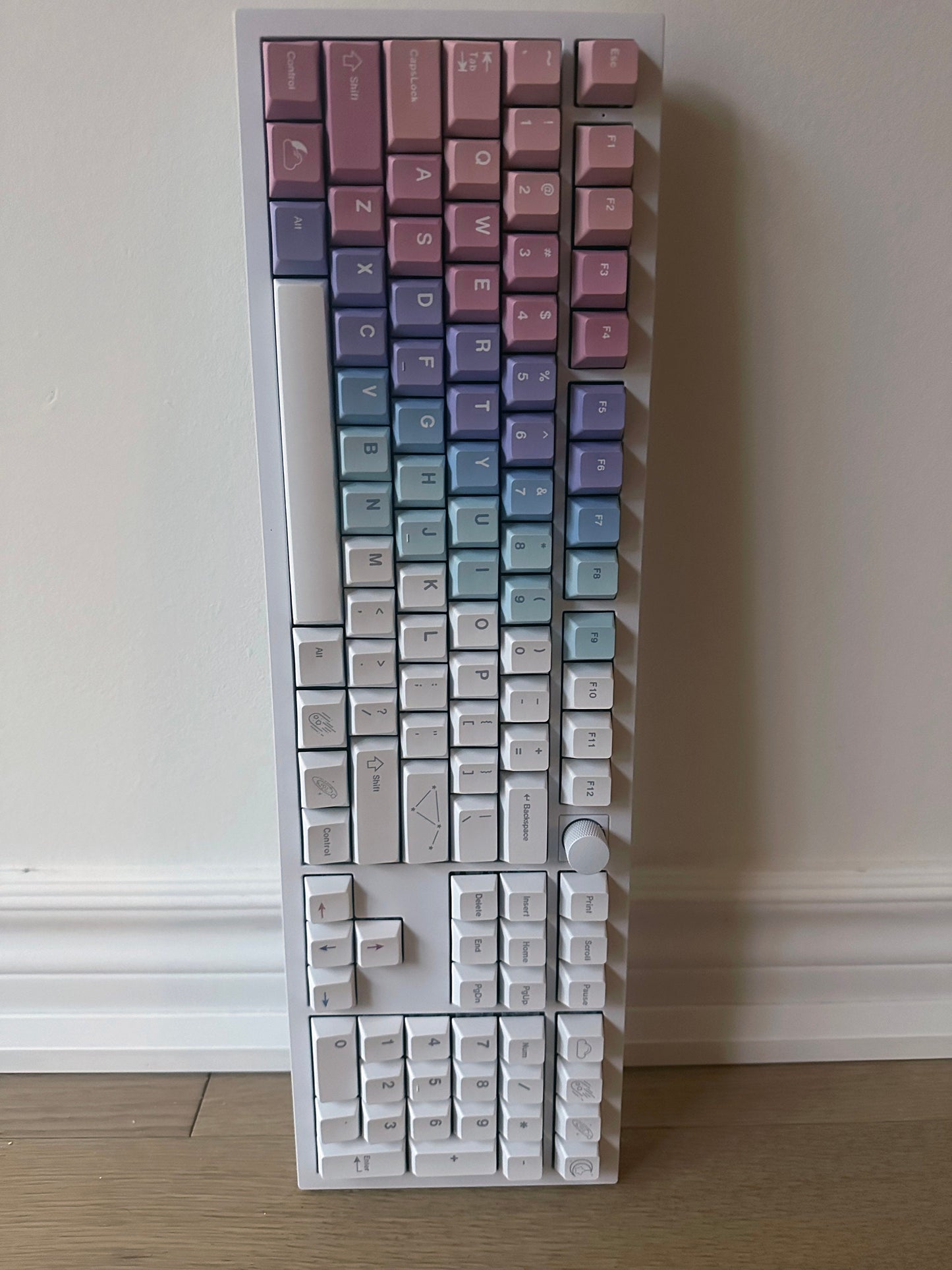 Galaxy Universe Gradient Theme Keycaps Set