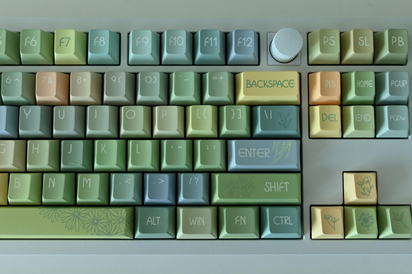 Green Garden Nature Theme Keycap Set
