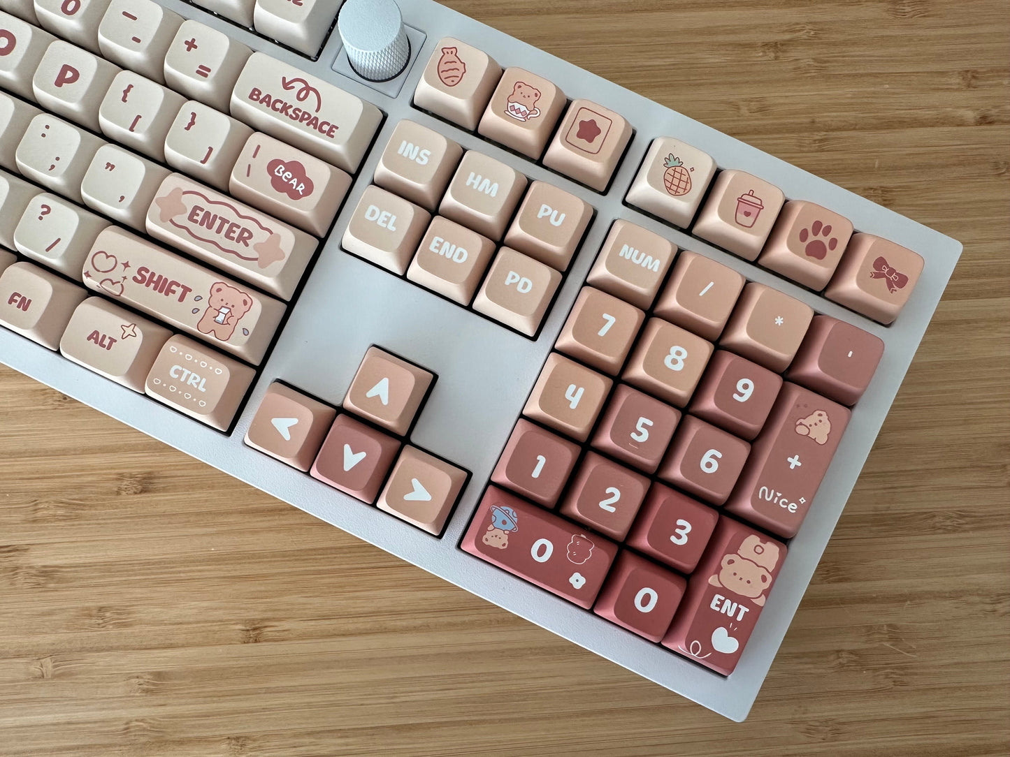 Candy Bear Cafe Theme Keycap Set