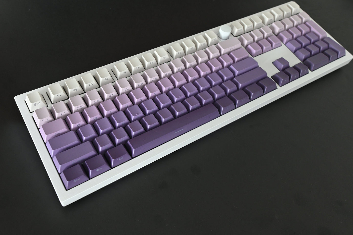 Backlit Dark Purple Gradient Keycap Set