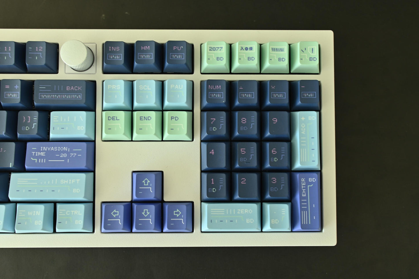 Cyberpunk Outer Space Theme Keycap Set