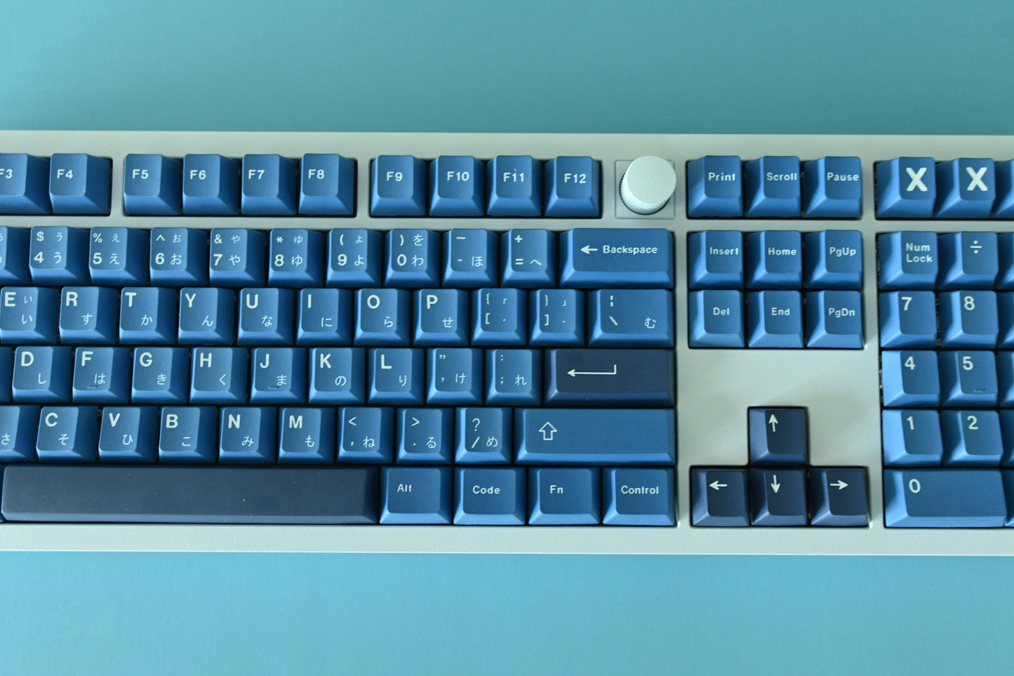 Cobalt Dark Blue Japanese Keycap Set