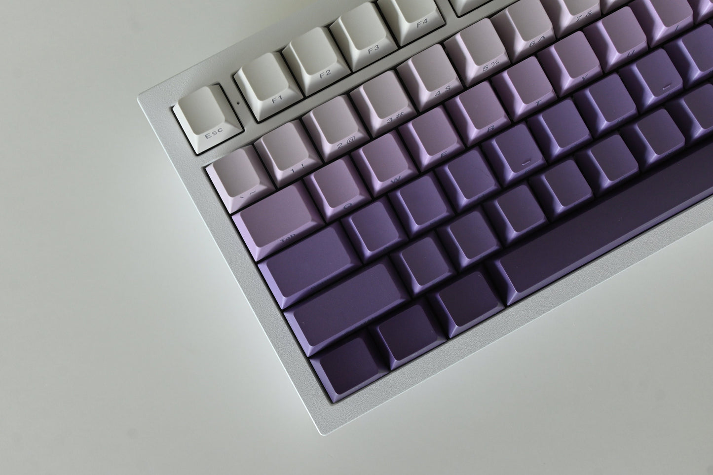 Backlit Dark Purple Gradient Keycap Set