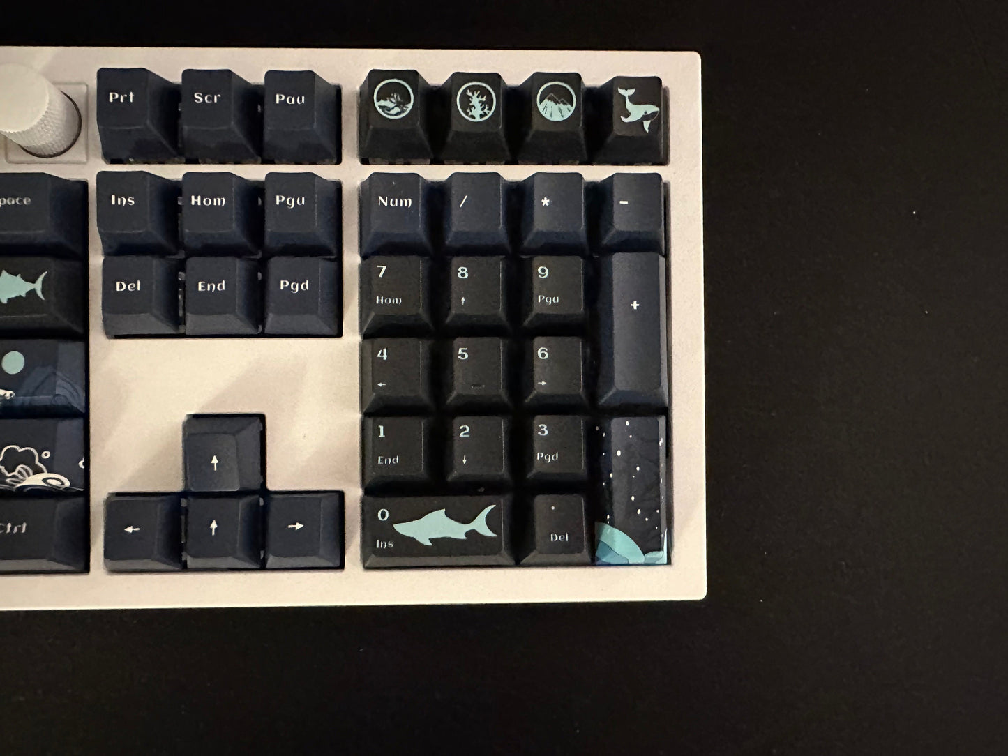 Stormy Ocean Waves Keycap Set