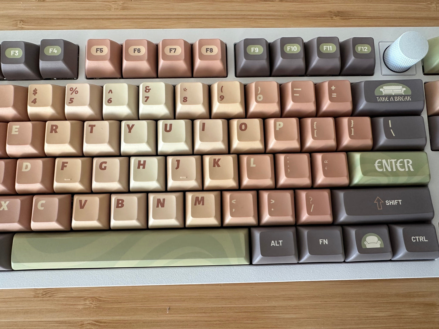 Cute Cafe Green Tea Dessert Keycap Set