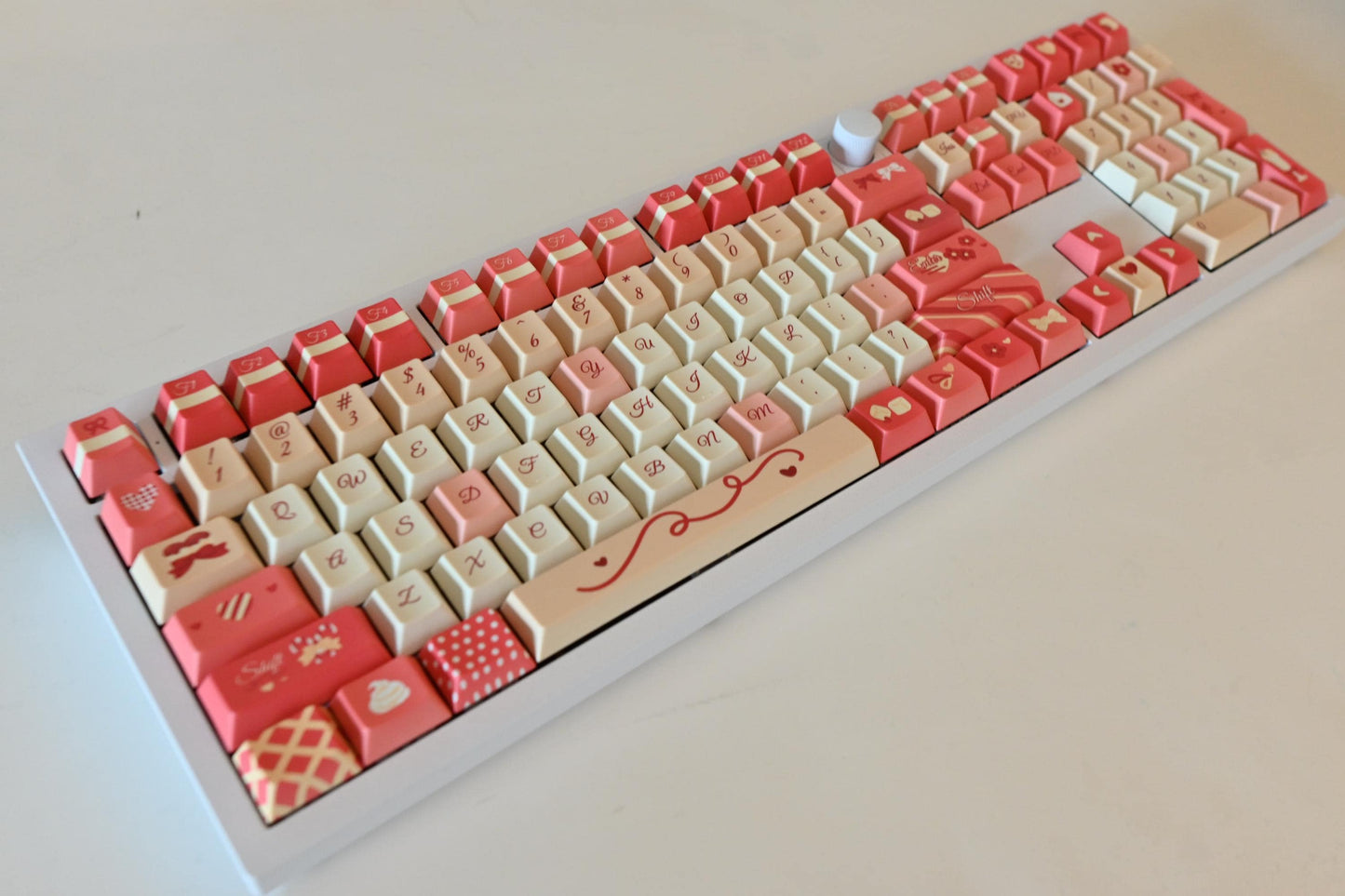 Valentines Love Heart Theme Keycap Set