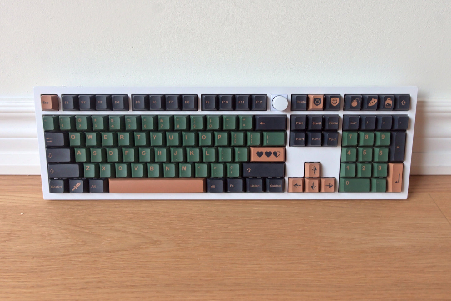 Green Zelda Link Hero Video Game Theme Keycap Set