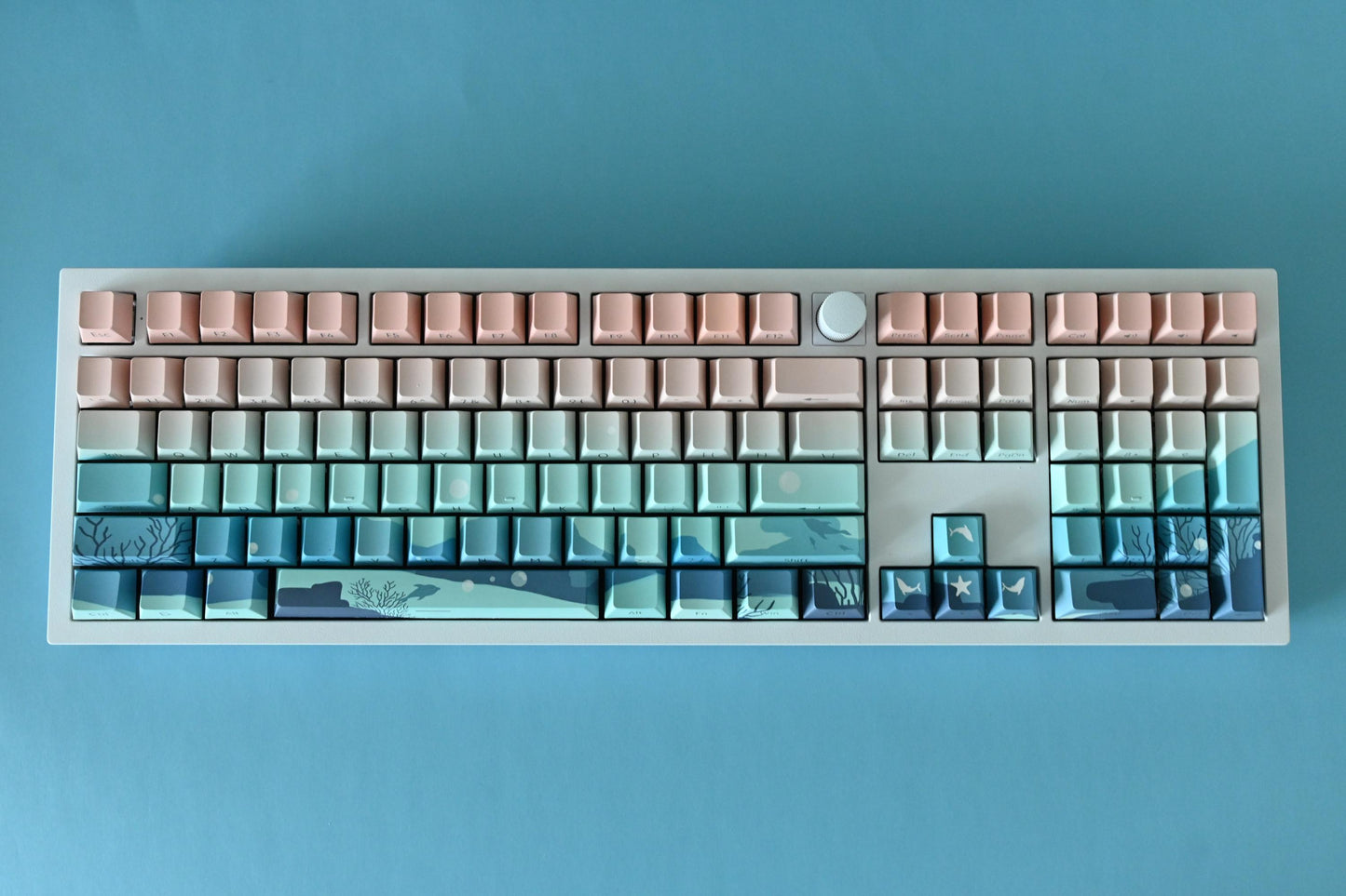 Aqua Dream Deep Ocean Theme Keycap Set