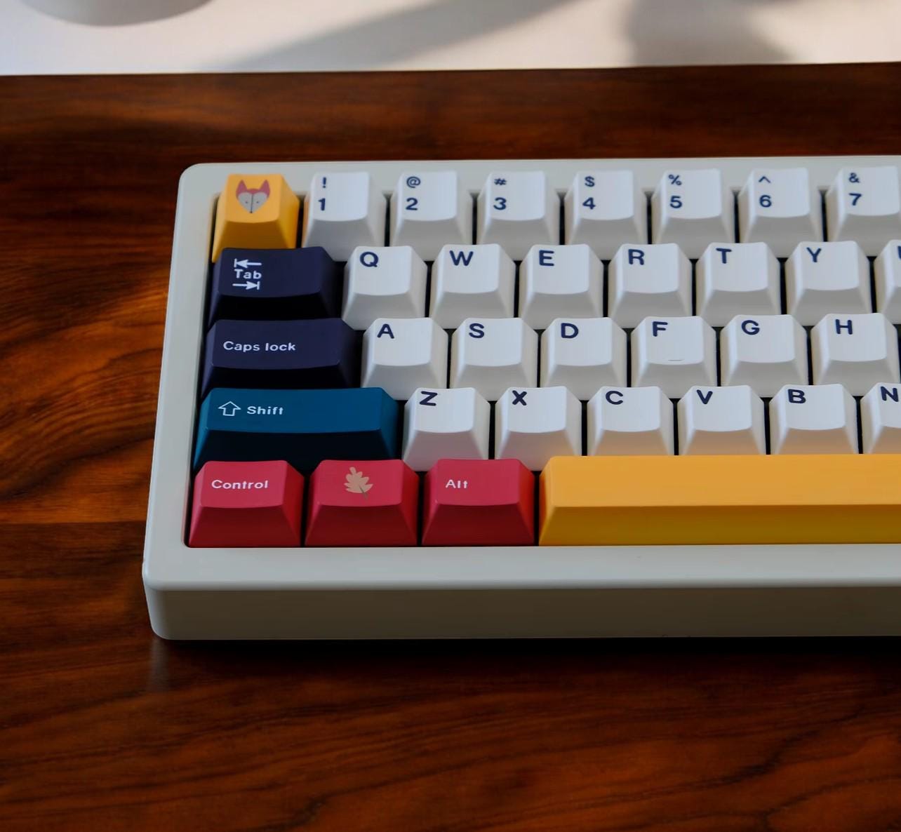 Simple Forest Animal Theme Keycap Set