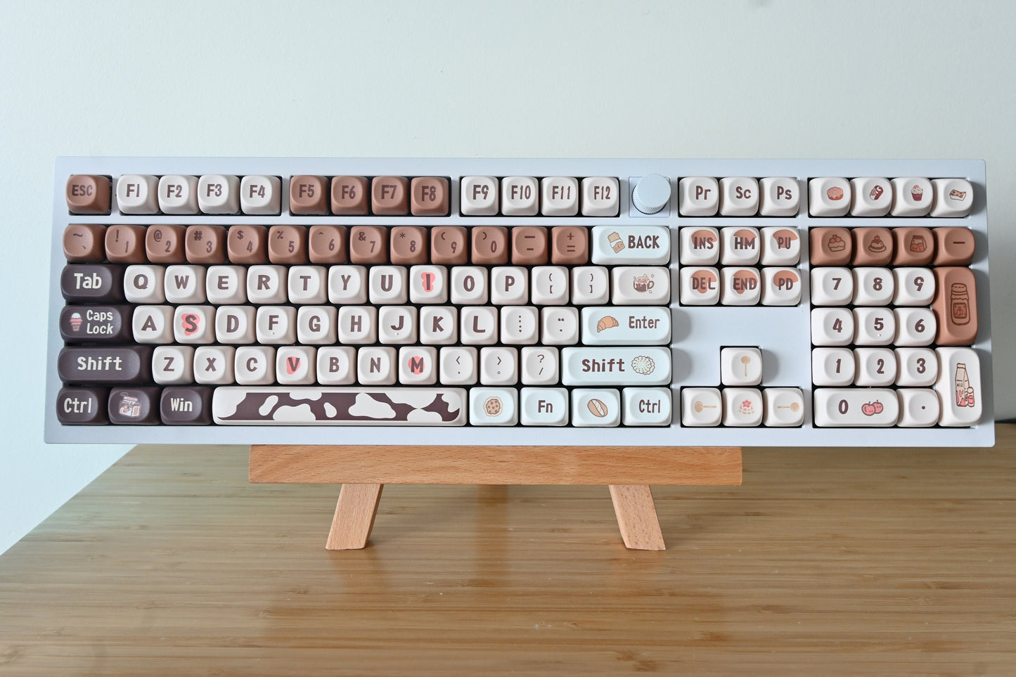 Cute Coffee Chocolate Cafe Keycap Set