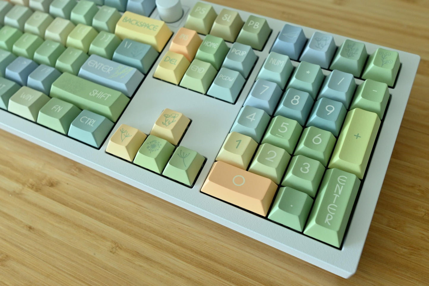 Green Garden Nature Theme Keycap Set