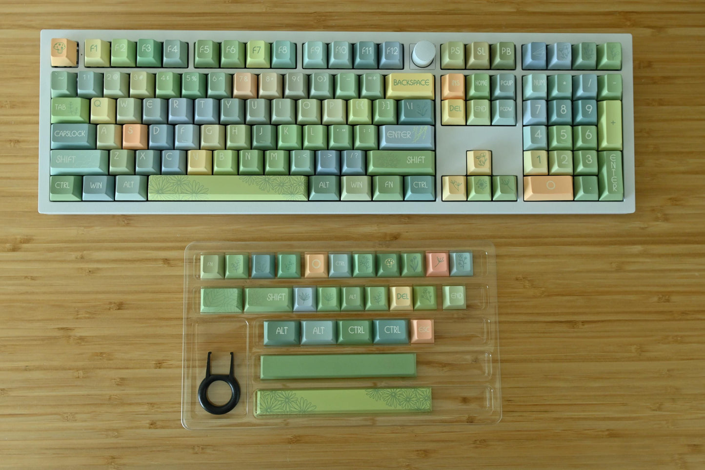 Green Garden Nature Theme Keycap Set