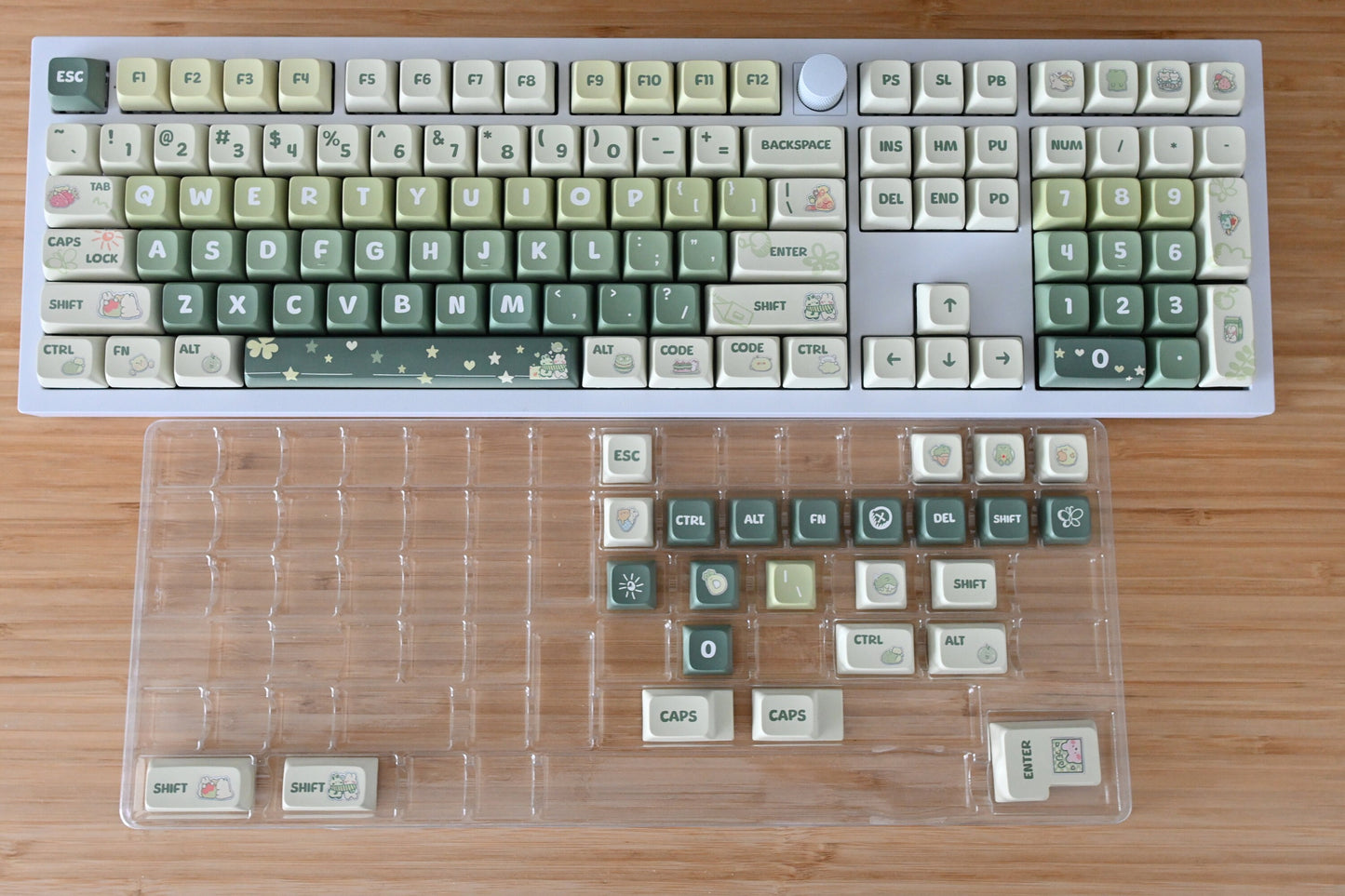 Lucky Clover Rabbit Keycap Set