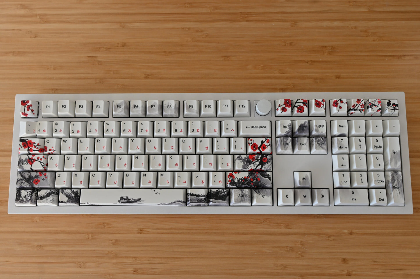 Sakura Cherry Blossom Japanese Keycap Set