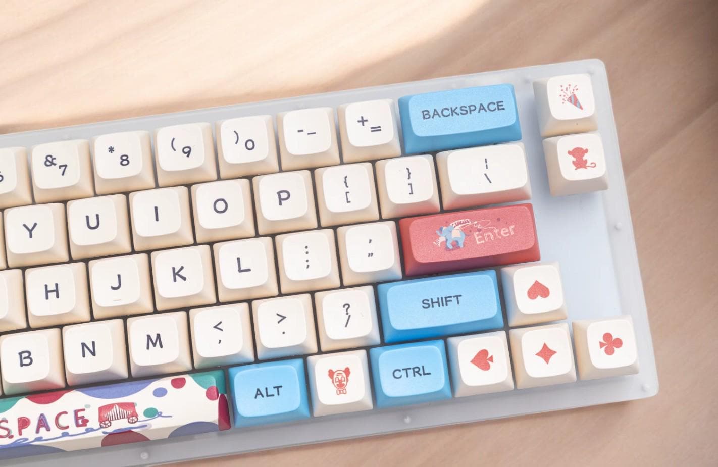 Cute Magic Circus Theme Keycap Set