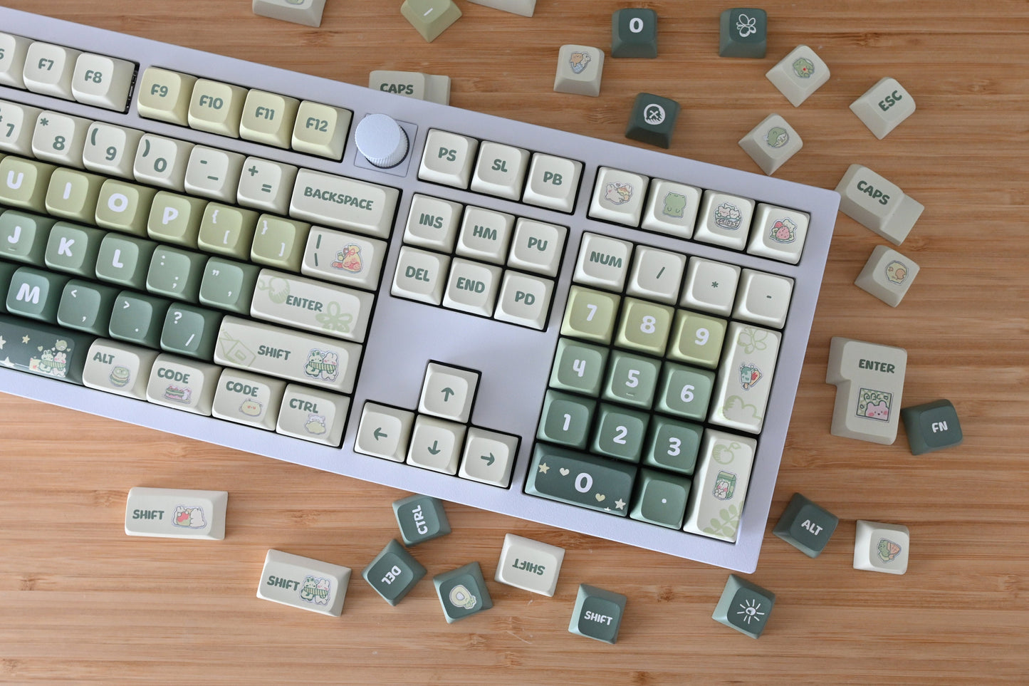 Lucky Clover Rabbit Keycap Set