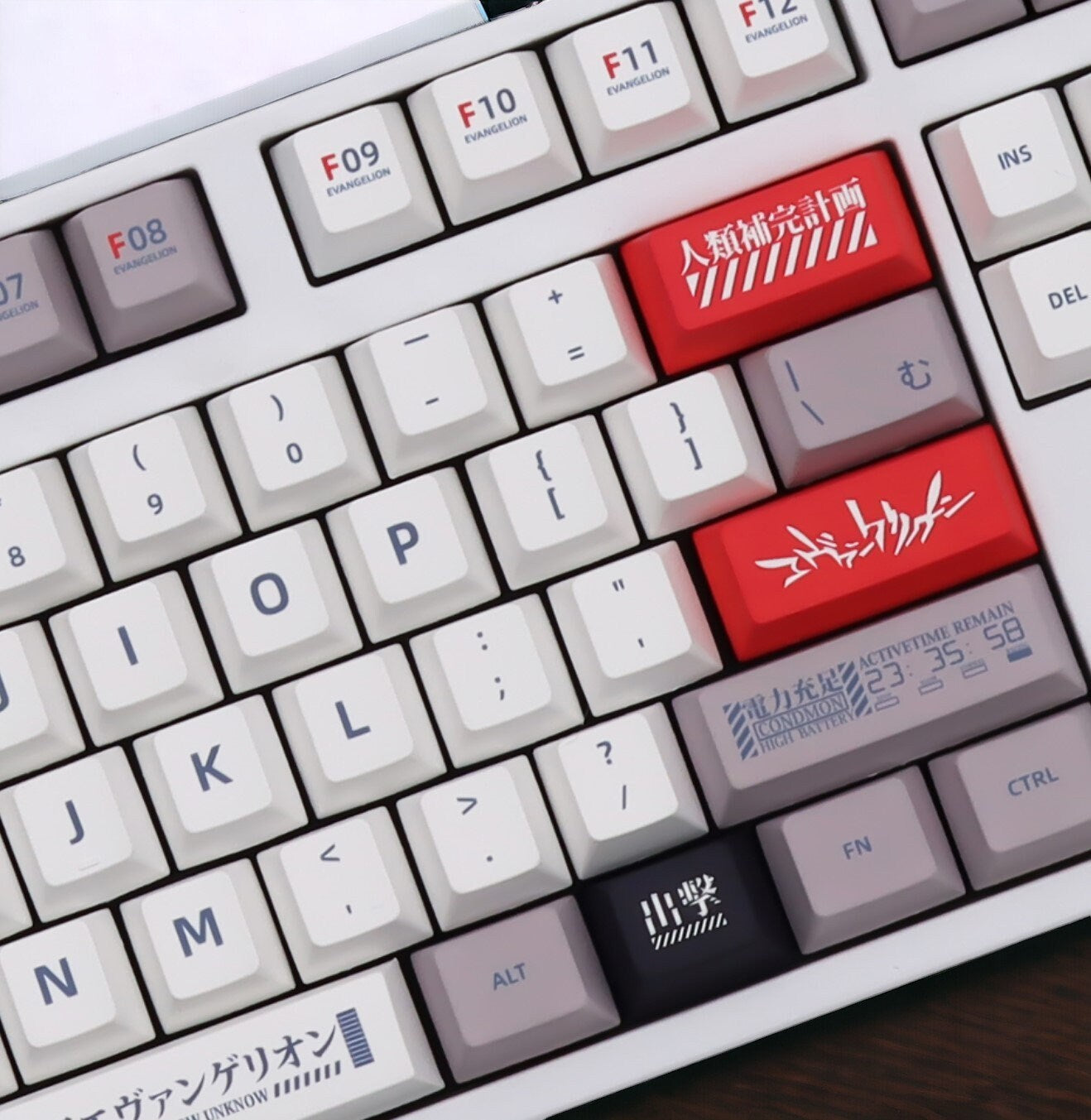 Eva Unit 04 Mecha Robot Anime Japanese Theme Keycap Set