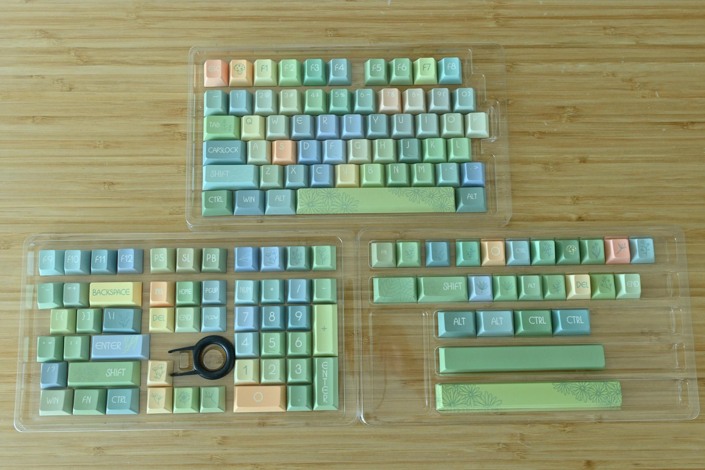Green Garden Nature Theme Keycap Set
