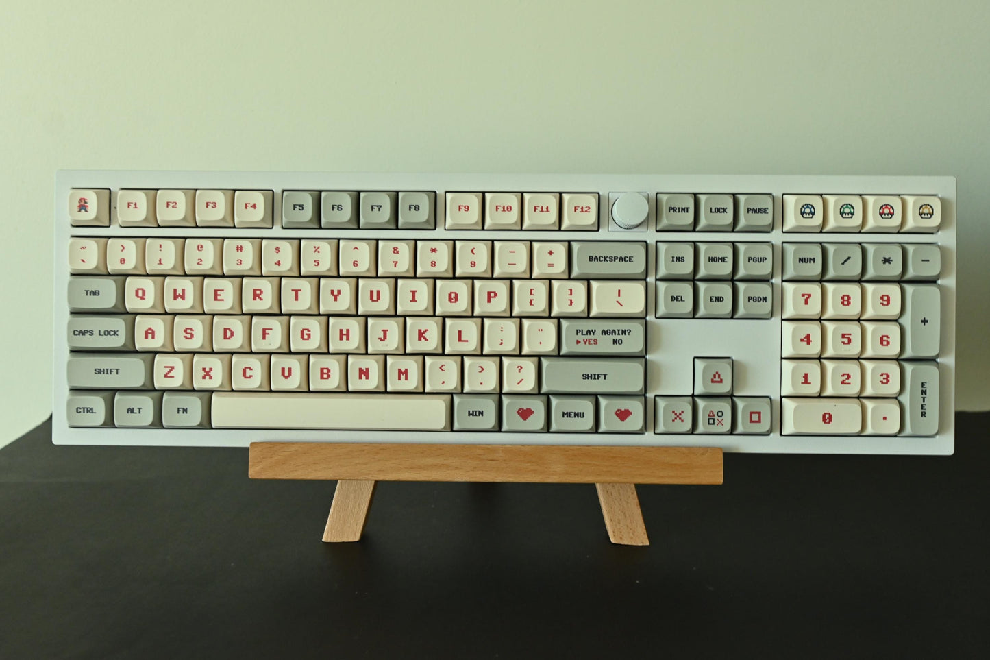 Retro Mario Video Game Keycap Set