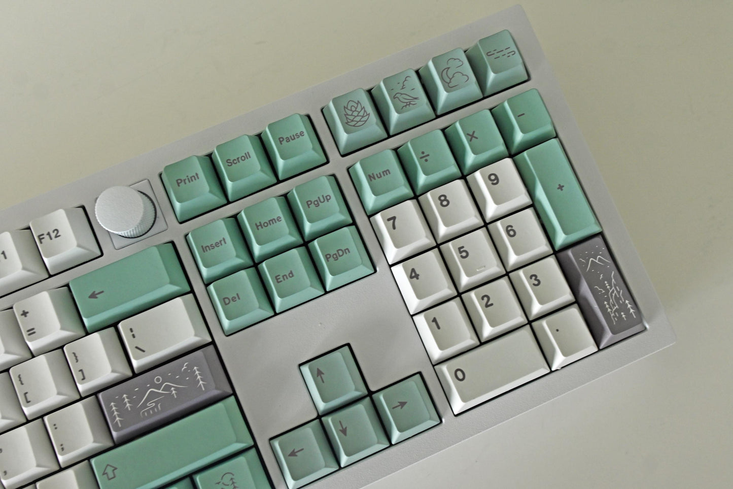 Green Mountain Valley Theme Keycap Set