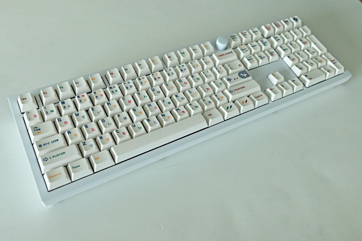 Retro Japanese Video Game Theme Keycap Set