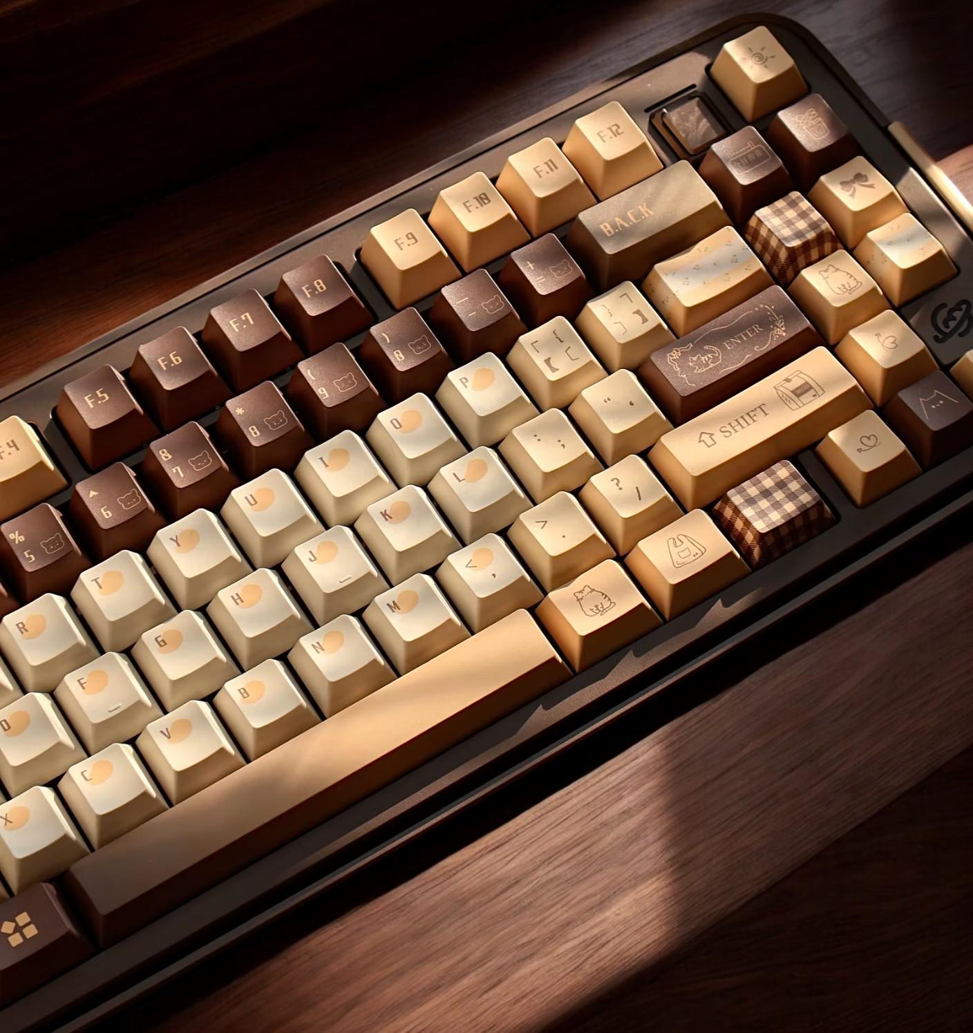 Mango Cat Cafe Coffee Theme Keycap Set