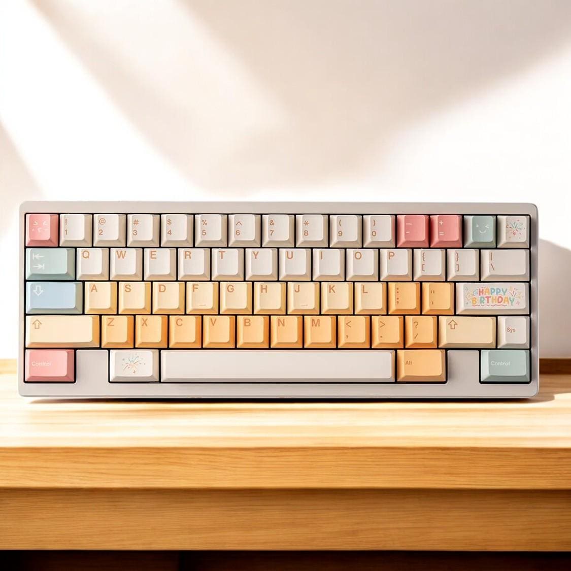 Happy Birthday Festive Party Theme Keycap Set