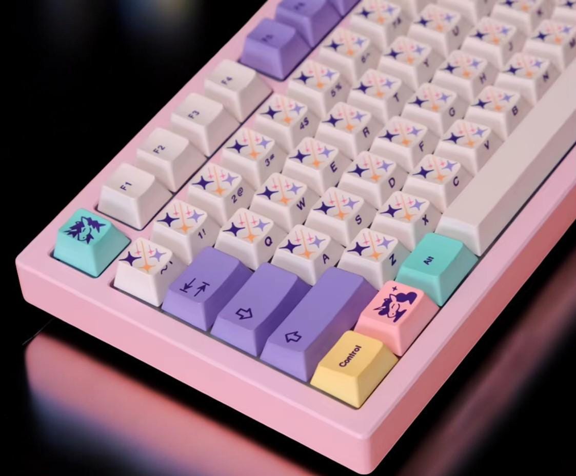 Super Star Pop Art Theme Keycap Set