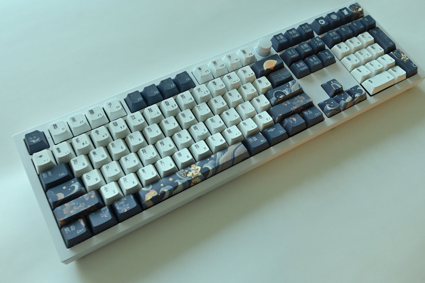 Dark Night Moon Chinese Theme Keycap Set