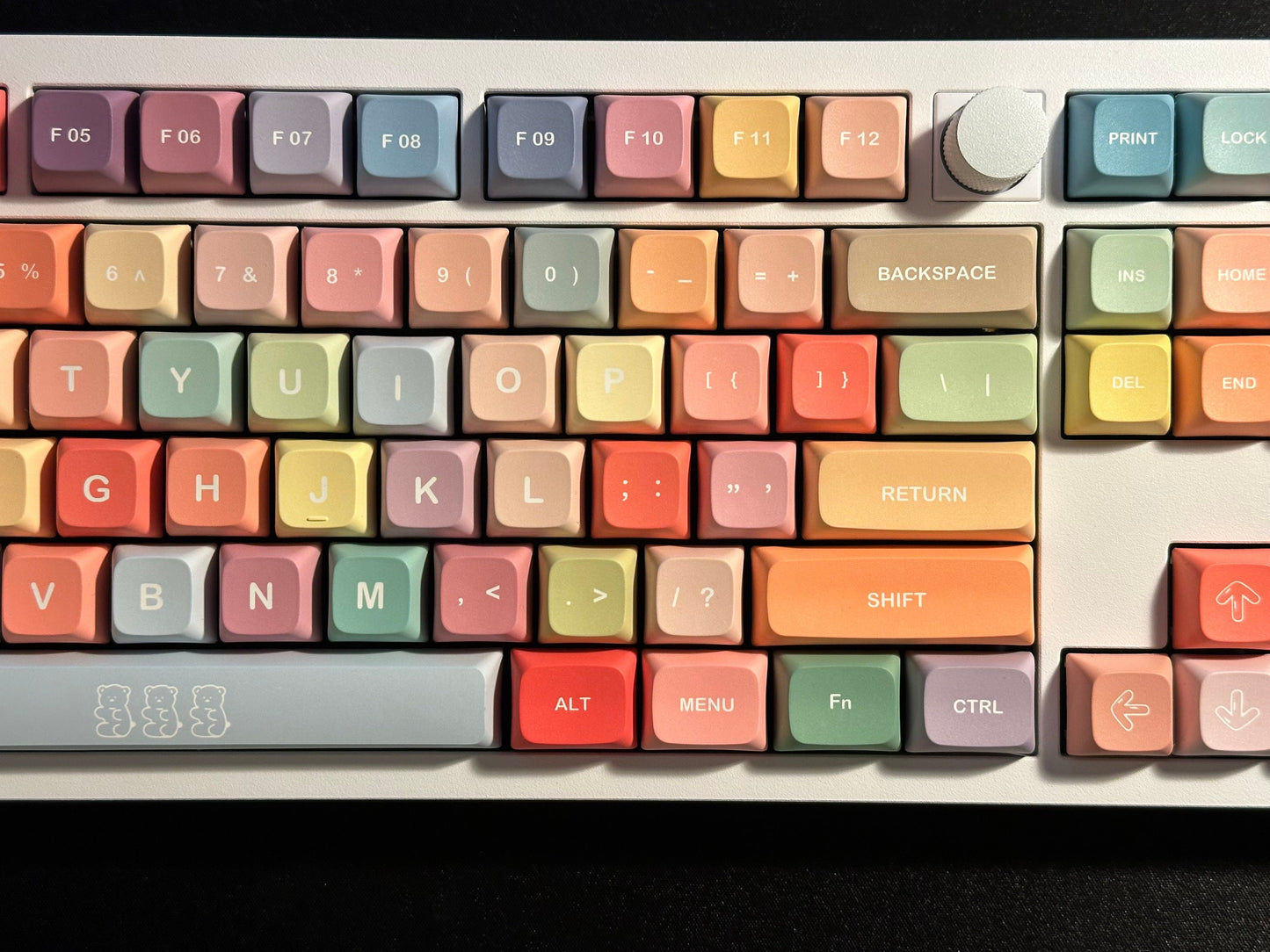 Cute Rainbow Candy Keycap Set