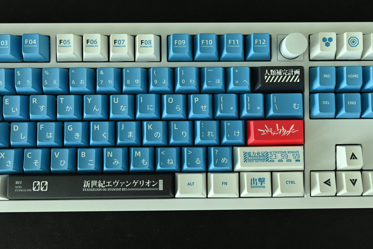 Eva Unit 00 Mecha Robot Japanese Anime Theme Keycap Set